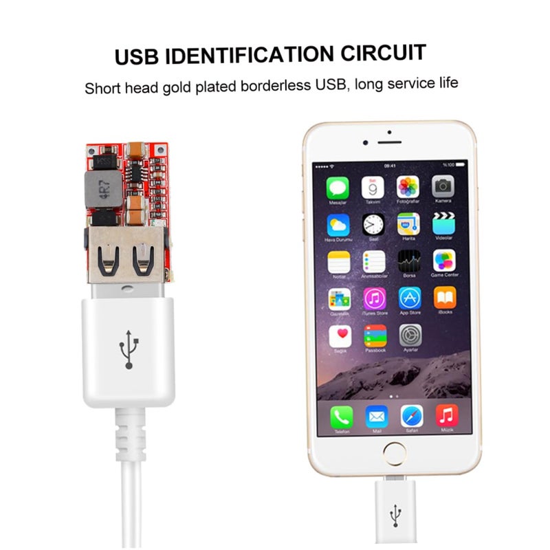 5V 3A USB Step Down Power Module 6-24V to 5V DC Converter 5PCS for Charging Electronics - Image 4