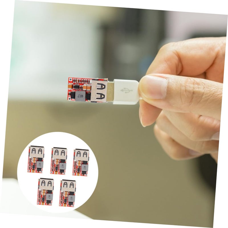 5V 3A USB Step Down Power Module 6-24V to 5V DC Converter 5PCS for Charging Electronics - Image 3
