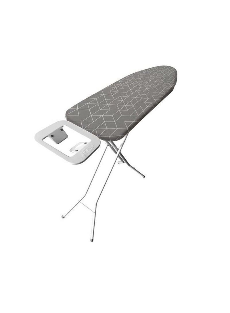 ENMAC Ironing Board 110x34cm, Black Iron Stand Steel Strcture with Paded cotton cover  - Image 1
