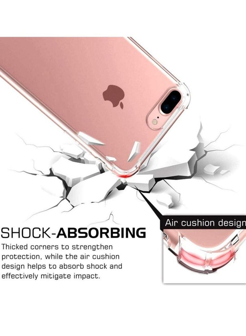 iPhone 6 and 6s Clear Case Shockproof Reinforced Corners Transparent Soft Ultra Slim TPU Back Cover 4.7 inch - Image 4