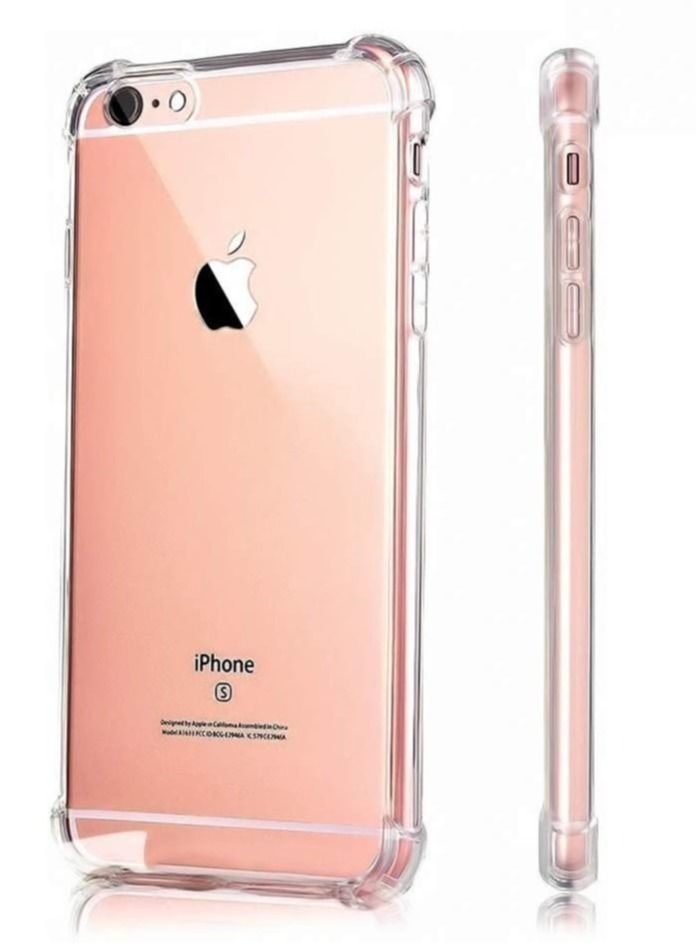 iPhone 6 and 6s Clear Case Shockproof Reinforced Corners Transparent Soft Ultra Slim TPU Back Cover 4.7 inch - Image 3
