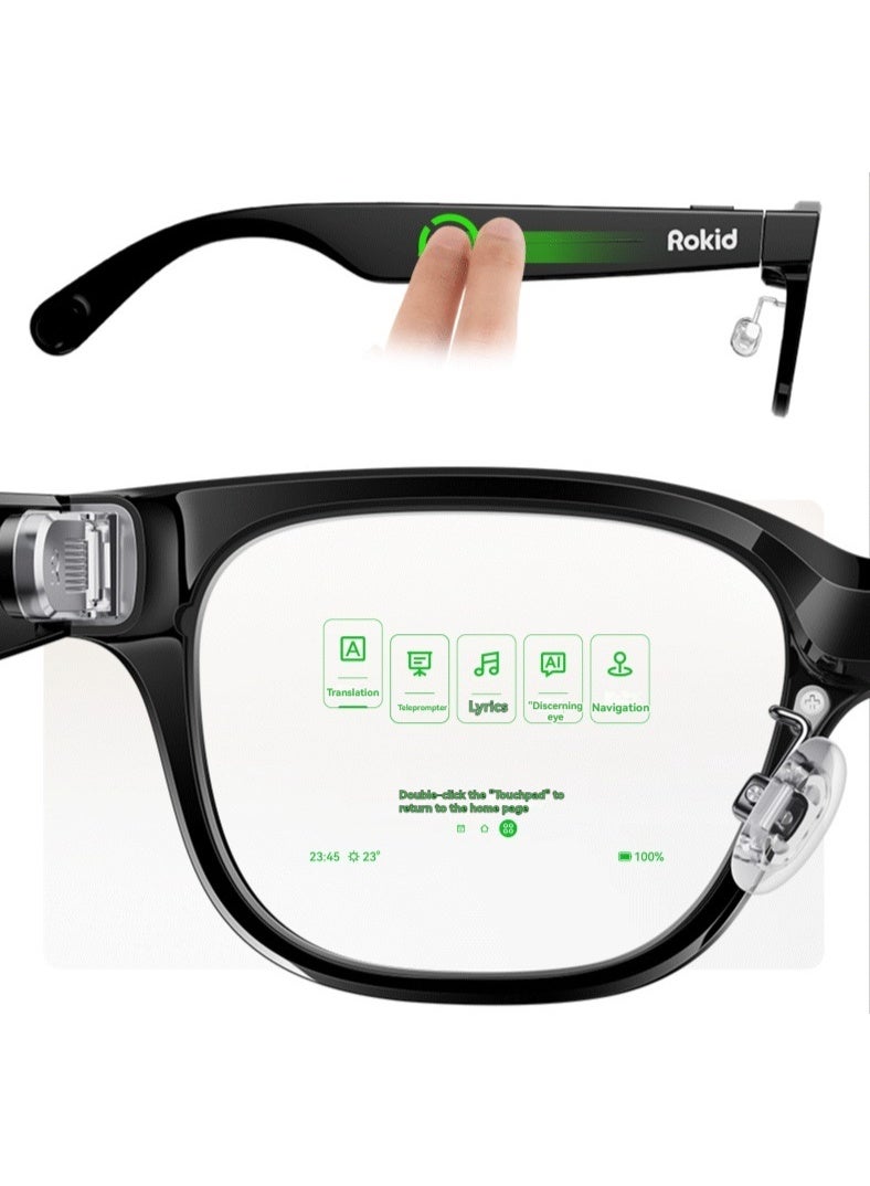 Rokid glasses AI with text display Glass intelligent photography AR real-time face-to-face translation AI question and answer prompts - Image 2