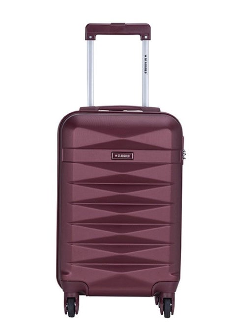 Single Hardside Spinner 4 Wheels Trolley Luggage With Number Lock