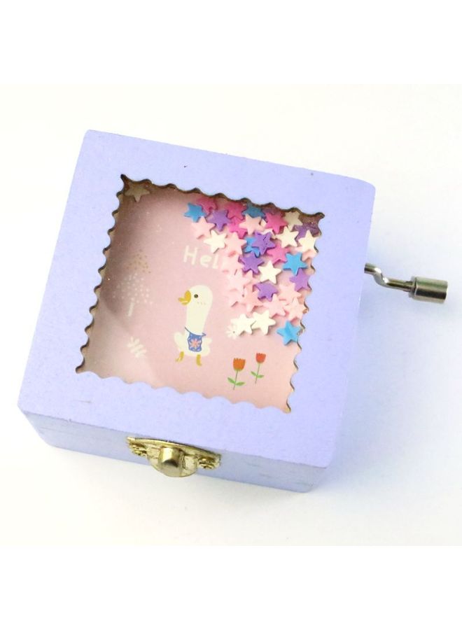 Colorful Wooden Music Box Cute Wooden Patch Music Box Student Creative Gift Birthday Gift Wholesale-Color:Section C  - Image 1