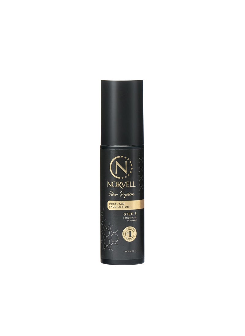 norvell - Norvell Glow System Post-Tan Face Lotion, 2 fl oz – Extend Your Glow Post-Spray Tanning or Build a Gradual Tan with After Tanning Lotion for Face - Image 1