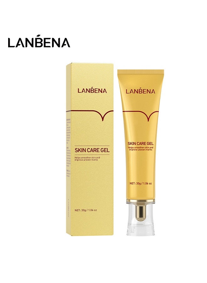 لان بينا جل للعناية بالبشرة ، كريم إصلاح الندبات العشبية 30 جم ، جل ندبات ، جل إصلاح البشرة ، مكونات نباتية طبيعية ، إصلاح الندبات القديمة والجديدة بشكل فعال ، الحروق ، علامات التمدد ، حب الشباب ، حروق الشمس ، 30 جرام - Image 1