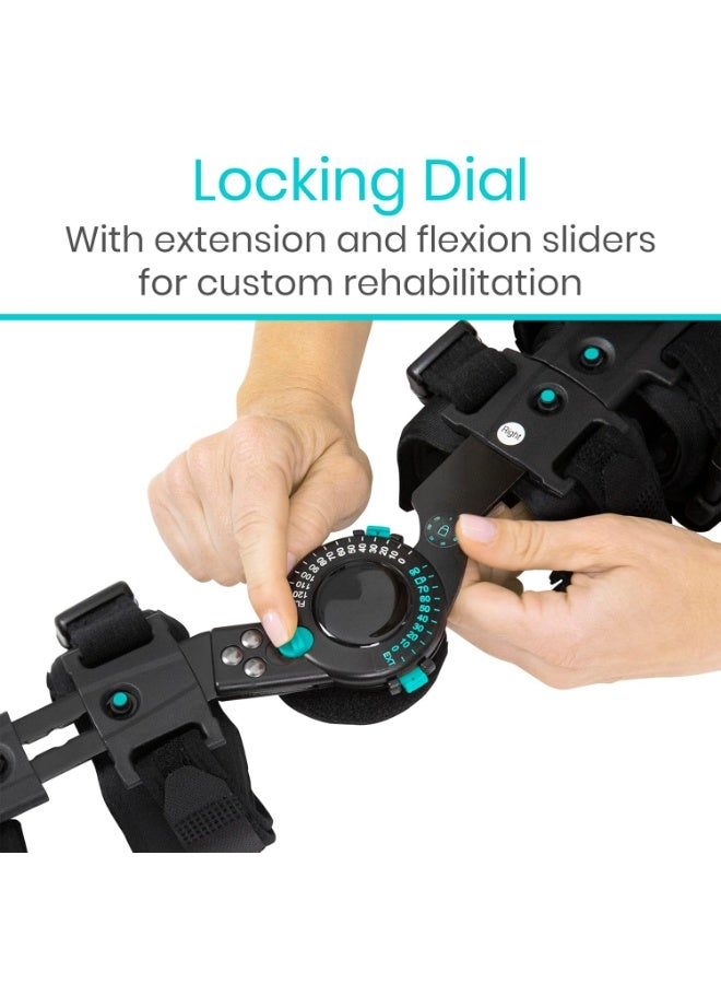 Hinged Elbow Brace with ROM Support - Adjustable Stabilizing Elbow Support for Recovery and Daily Use - Image 3