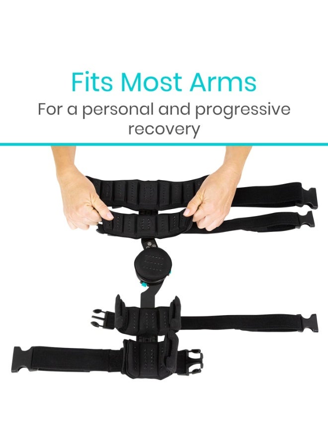 Hinged Elbow Brace with ROM Support - Adjustable Stabilizing Elbow Support for Recovery and Daily Use - Image 2