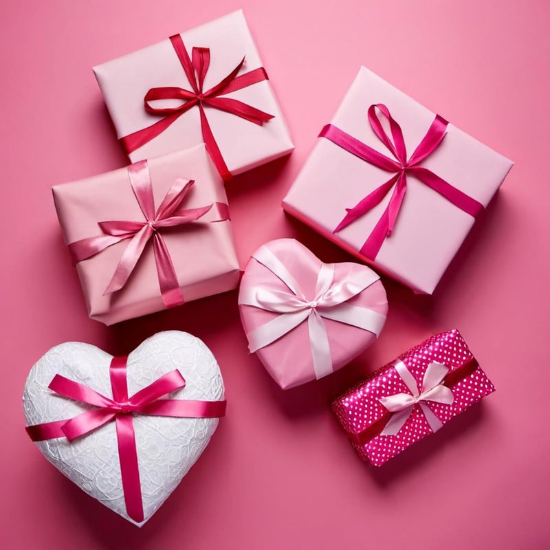 PLULON 60 Sheets Red and Pink Tissue Paper Bulk for Gift Bags Packaging Birthday Gift Wrapping Paper Sheets Birthday Holiday Wedding Construction Party Decorations - Image 4