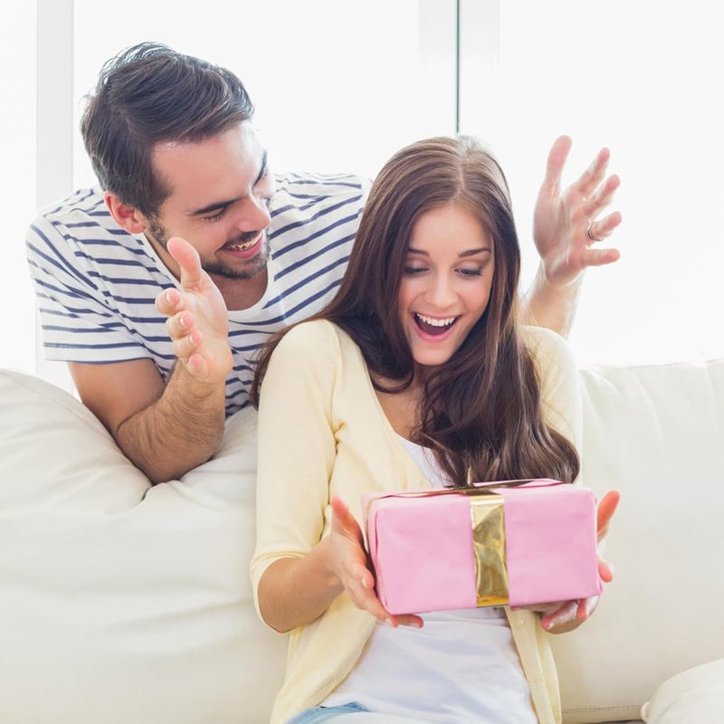 PLULON 60 Sheets Red and Pink Tissue Paper Bulk for Gift Bags Packaging Birthday Gift Wrapping Paper Sheets Birthday Holiday Wedding Construction Party Decorations - Image 5