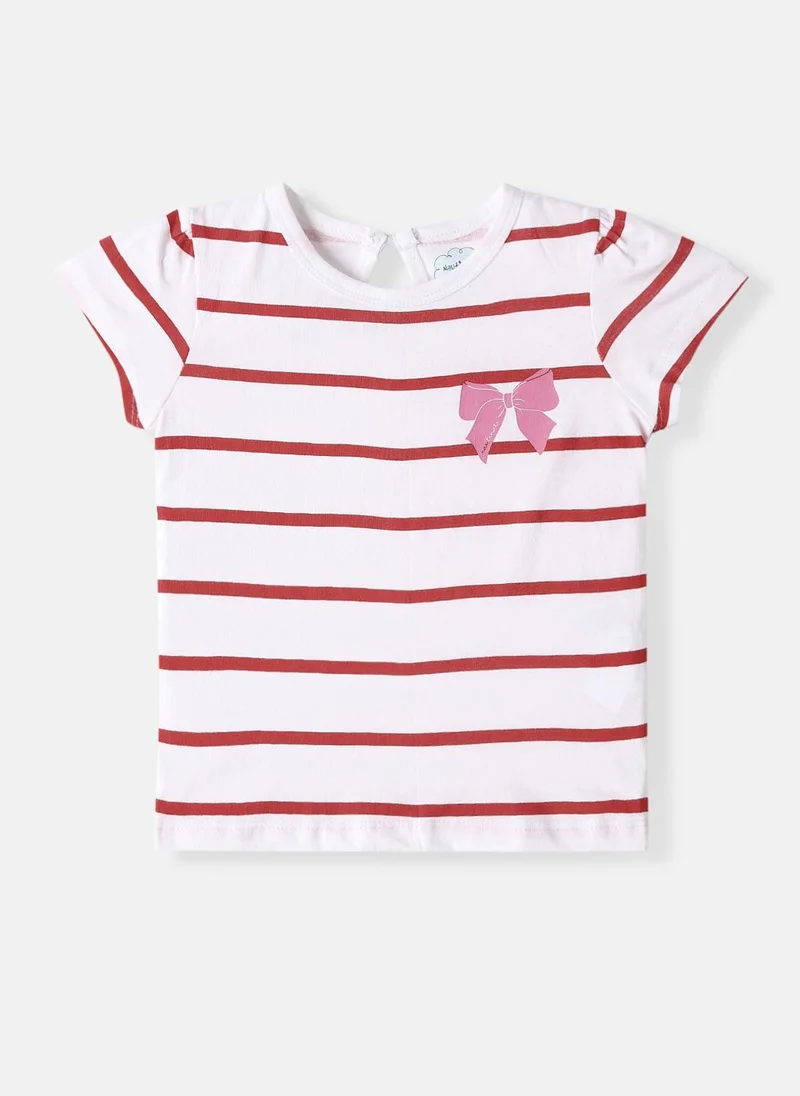 Nautinati Nautinati Girls Cotton Printed Pack of 2 Top