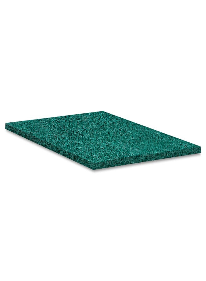 Boardwalk 86LGI 6 in. x 9 in. Heavy-Duty Scour Pad - Green (15/Carton) - Image 3