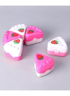 BabyGo BabyGo Cake Cutting Toy for Kids Pretend Play Toy , Cookies & Food Toy Set for Girls/Boys (Multicolor)  - Image 2