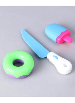 BabyGo BabyGo Cake Cutting Toy for Kids Pretend Play Toy , Cookies & Food Toy Set for Girls/Boys (Multicolor)  - Image 3