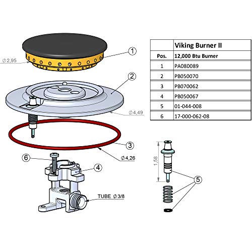 Isphording Viking Iginitor - Electrode with spring and clip 9, 12, 15 K - Image 3
