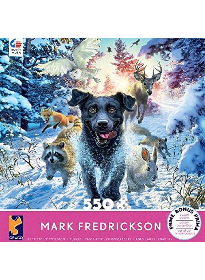 Ceaco Mark Fredrickson Black Lab Puzzle 550 Piece Jigsaw Puzzle - Image 3