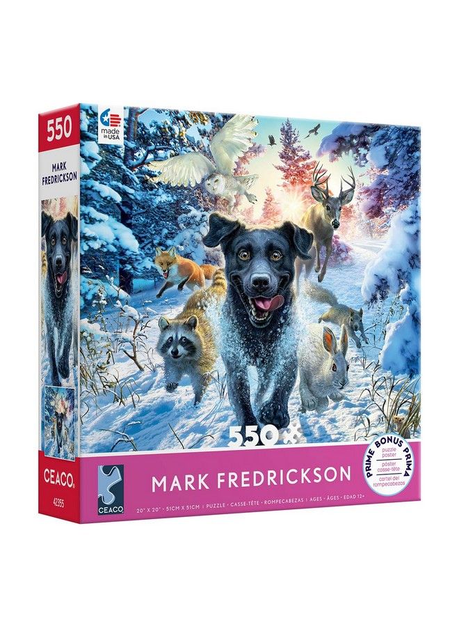 Ceaco Mark Fredrickson Black Lab Puzzle 550 Piece Jigsaw Puzzle - Image 4