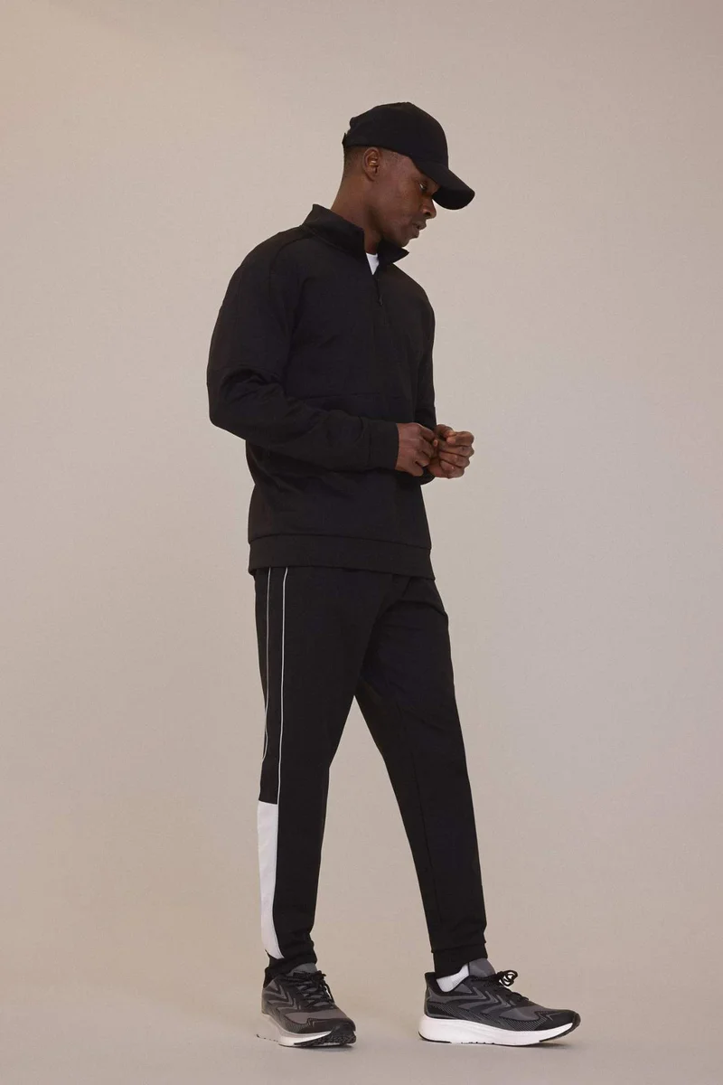 DeFacto DeFactoFit Standard Fit Scuba Diver Fabric Jogger Sweatpants