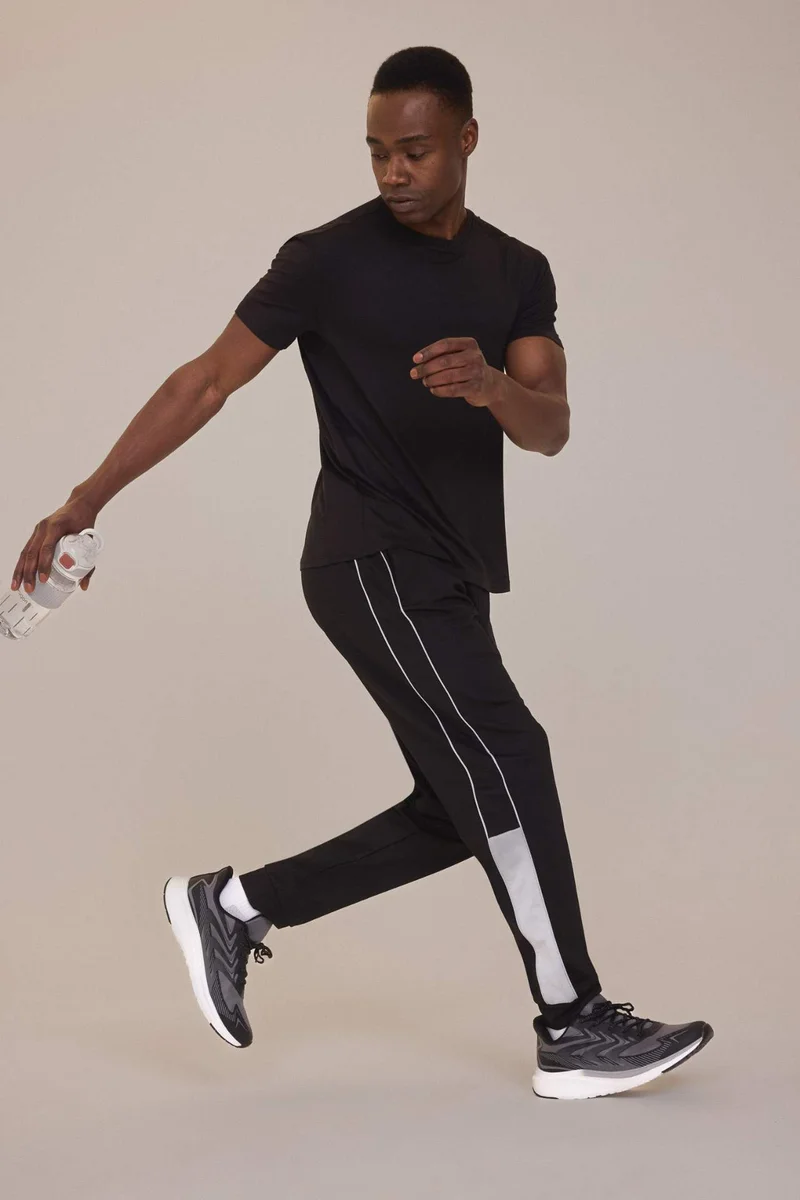 DeFacto DeFactoFit Standard Fit Scuba Diver Fabric Jogger Sweatpants