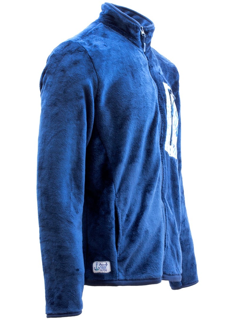 Anemoss Anemoss Mens Fleece Jacket, Full Zip, Flexible, Modern Fit, Lightweight, Breathable, Insulated Men’s Polar Fleece, Mid-Layer Insulation Jacket, Outdoor and Daily Use, In Winter and Spring, Size L-XL - Image 4