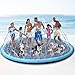 Conderyang 12 ft Giant Inflatable Splash Pad Extra Large 144 2025 Update Non Slip Pad for Adults Large Dogs Pets Giant Thicken Sprinkler Pool Summer Outdoor Fun Backyard Fountain Play Mat Classic Style - Image 3