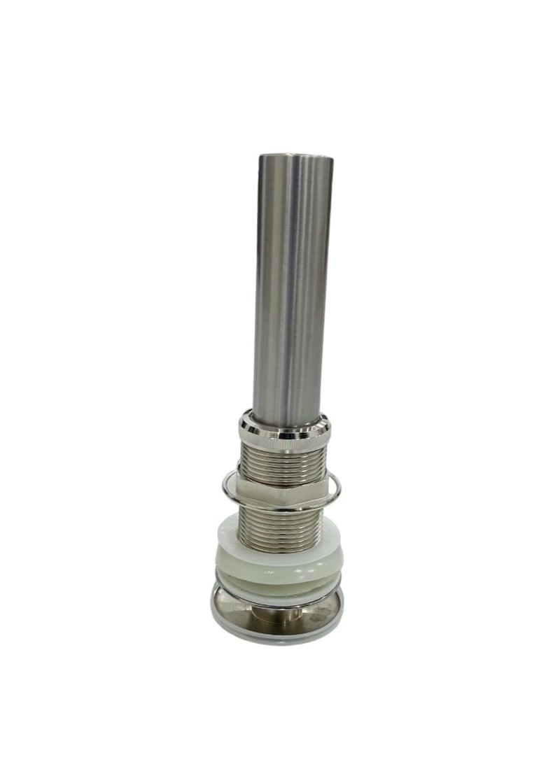 "Brushed Nickel Bathroom Accessories Pop-Up Drain Stopper | Waste Drain for Sinks" - Image 3