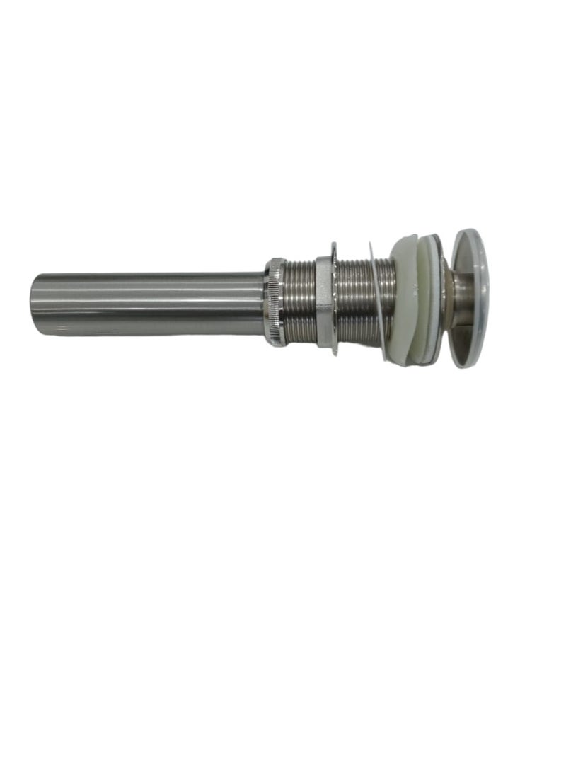 "Brushed Nickel Bathroom Accessories Pop-Up Drain Stopper | Waste Drain for Sinks" - Image 5