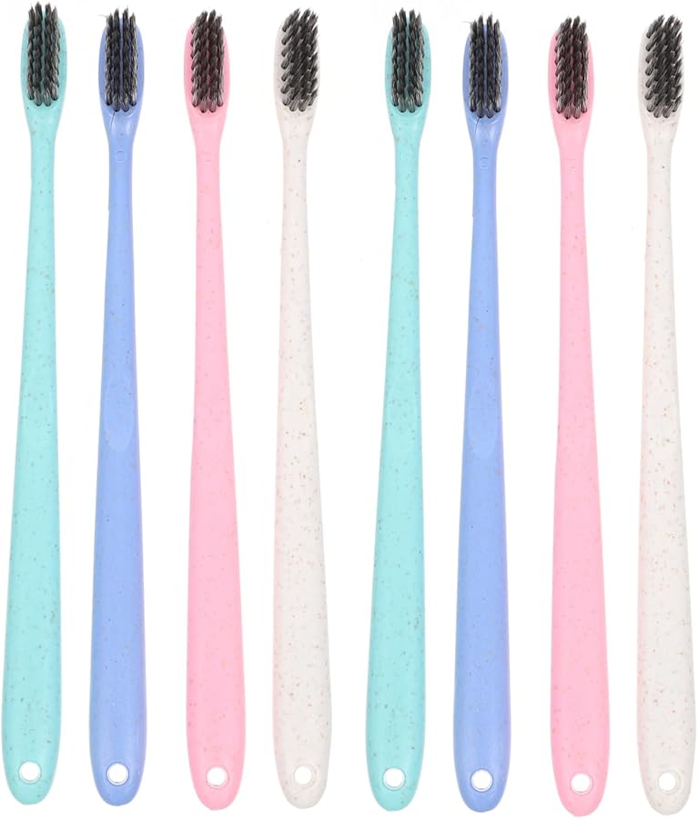 Bamboo Micro Toothbrush Hard Firm 10 Pack Adult Oral Care - Image 2
