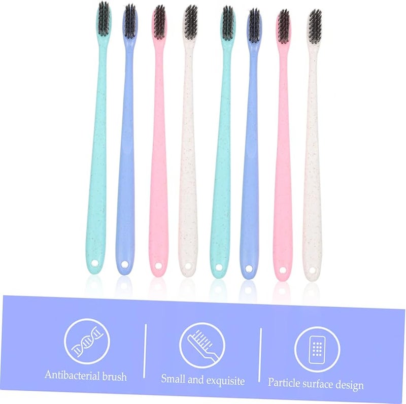 Bamboo Micro Toothbrush Hard Firm 10 Pack Adult Oral Care - Image 4