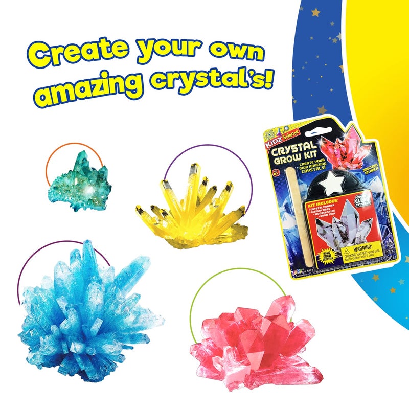 جا-رو Ja-Ru Magic Crystal Growing Kit (مجموعة ألعاب معدنية واحدة) تجارب علمية DIY للأطفال والمراهقين. ألعاب مختبر تعليمية متعة وباردة. أفكار الهدايا الشعبية للفتيات والفتيان. مجموعة الأحجار الكريمة. 5423-1B - Image 5