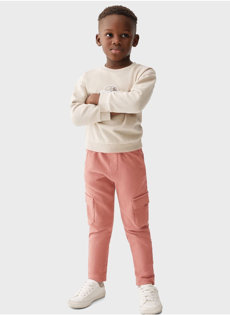 MANGO - Infant Cargo Trousers - Image 1