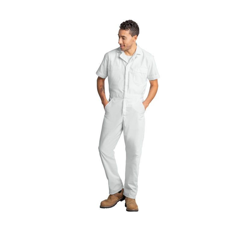 Red Kap بدلة عمل ريد كاب للرجال مع overall و coveralls، أبيض، كبير جداً US - Image 1