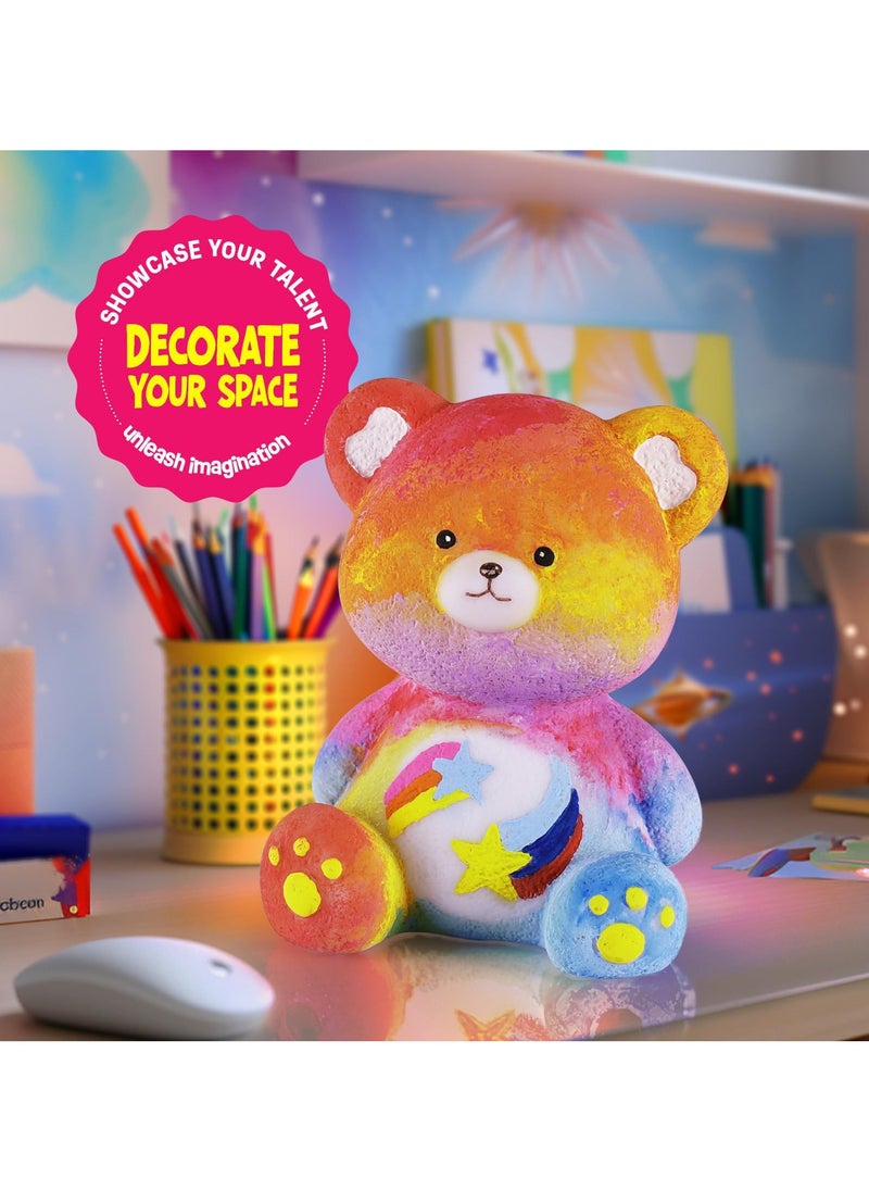 Mr. Penda Paint Your Own Bear Lamp Kit, Art Supplies Arts and Crafts Kit, Painting Kit for Kids, Bear Toys for Boys Girls and Kids, Girls Boy Birthday Gift  - Image 4