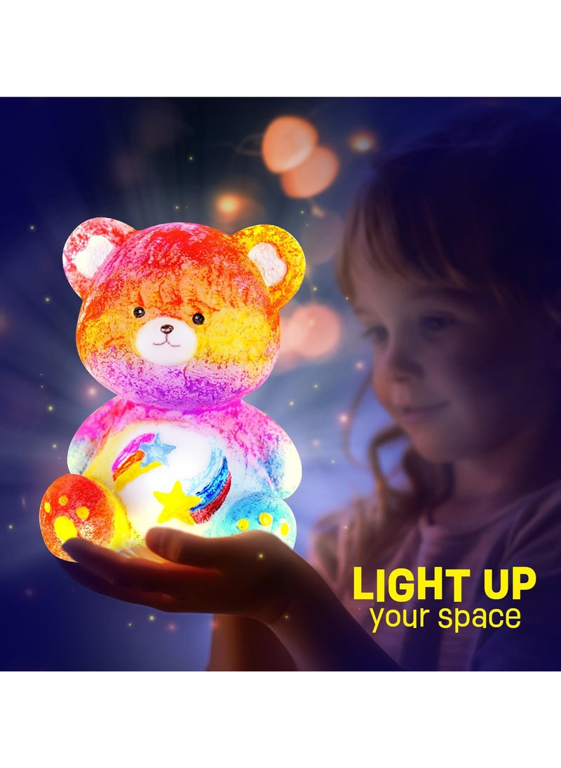 Mr. Penda Paint Your Own Bear Lamp Kit, Art Supplies Arts and Crafts Kit, Painting Kit for Kids, Bear Toys for Boys Girls and Kids, Girls Boy Birthday Gift  - Image 5