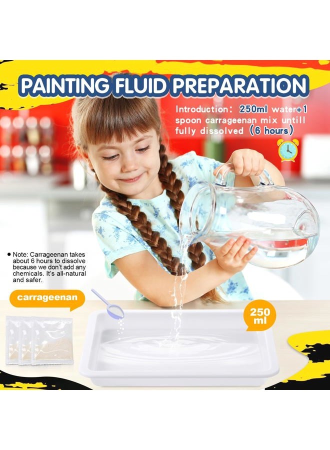 Coodoo Water Marble Painting for Kids - Arts & Crafts for Girls and Boys Craft Kits Ideal Gifts for Kids Age 6+ 8-12 Years - Image 2