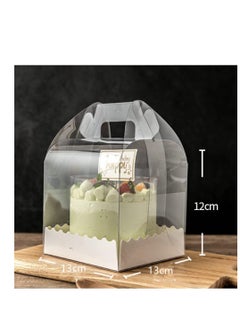 Y&D Transparent Cake Boxes, 10 PCS Clear Carriers Box, Plastic Baking Box Cupcake Containers Display Holder for Bakery Cakes Candy Chocolate Dessert  - Image 5
