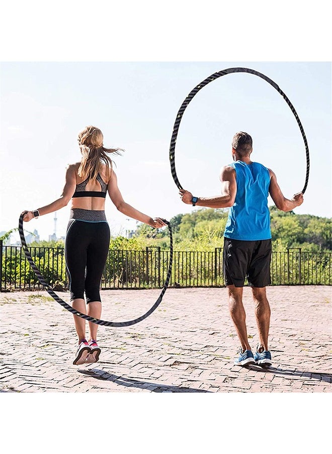 GROIC 3M Jump Rope, Weighted Jump Ropes, Heavy Skipping Rope for Exercise, Jumpropes for Home Workout, Total Body Workout Equipment  - Image 3