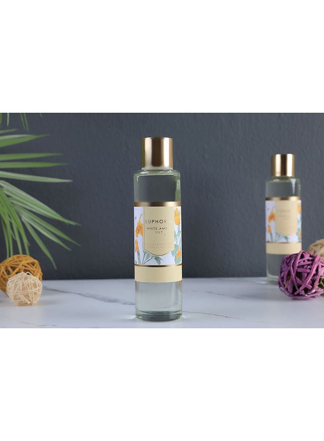 Pan Home Euphoria White Amber Lily Fragrance Oil 250ml Yellow - Image 1