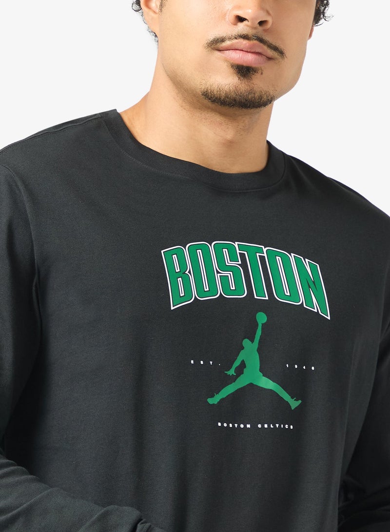 نايكي تيشيرت بأكمام طويلة  بوسطن سلتيكس جوردان - Image 3