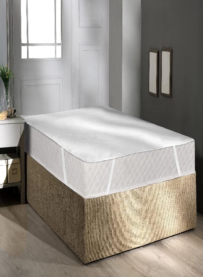 Ambesonne Ambesonne Cooling Mattress Protector Bed Bug Proof Soft Microfiber Full XL Great for Pets Cool Breathable Topper for The Bed Smooth Top Elastic Skirt Repels All Liquids Cooling Smooth Top - Image 2