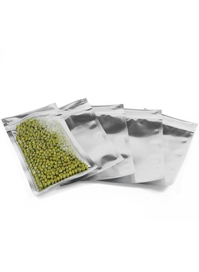 GooGou Resealable Zip Mylar Bag Food Storage Aluminum Foil Bags Smell Proof Pouches 100pcs(5.11x7.87 in) - Image 5