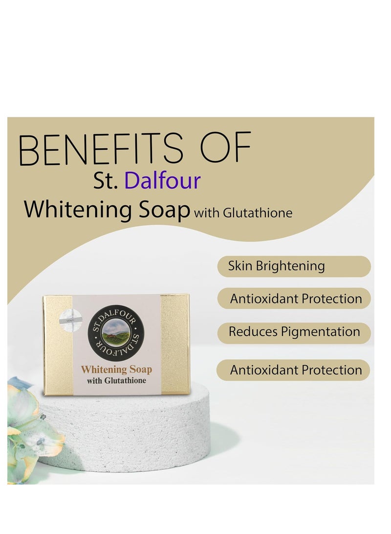 إس تي دالفور صابون التبييض من سانت دالفور مع الجلوتاثيون 1 × 135 جرام لبشرة مشرقة وموحدة - Image 4