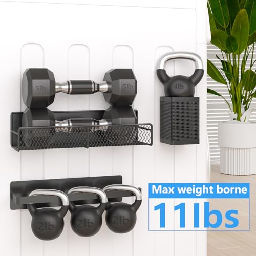 DTUQYX Magnetic Shelves for Washing Machine 6 Pack, Heavy-Duty Metal Magnetic Laundry Organizer Black W/ Hanger Organizer, Tool Holder, Space Saving Shelf for Home Kitchen Closet & Laundry Room Organization - Image 4