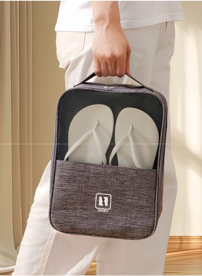 Multi-layer shoe box storage bag - Travel shoe storage bag with 4 pockets, foldable and durable design - Space-saving luggage accessories (ideal Dubai travel essentials) - pzsku/ZAD015191D3F428FAD665Z/45/_/1740489850/b8c42e53-302c-44ec-b28e-b67ce13f223e