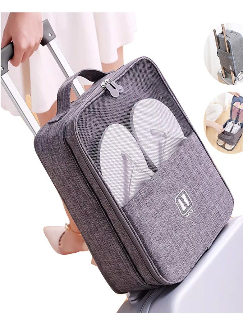 Multi-layer shoe box storage bag - Travel shoe storage bag with 4 pockets, foldable and durable design - Space-saving luggage accessories (ideal Dubai travel essentials) - pzsku/ZAD015191D3F428FAD665Z/45/_/1740489858/c278e665-0edb-4c38-83a8-cc5fbae03274