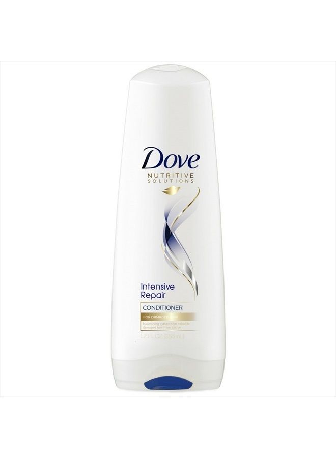 Dove Intensive Repair Damage Therapy Conditioner - White, 12 Ounce, 2 Pack - Image 1