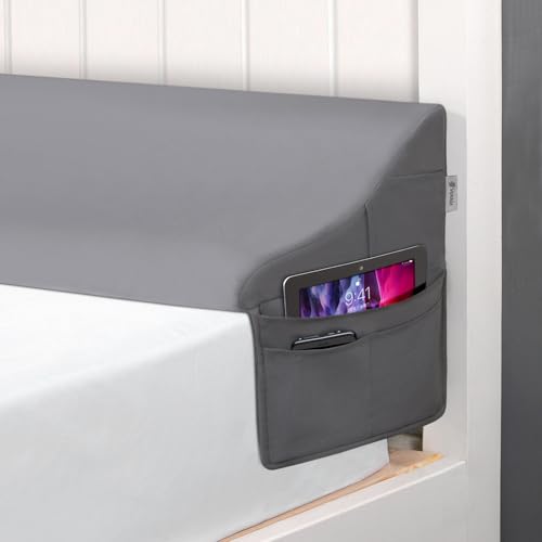 Vekkia King Size Bed Wedge Pillow for Headboard/Bed Wedge Gap Filler/Mattress Gap Filler/Wedge Pillow Headboard to Close The Gap (0-6") Between Your Headboard and Mattress, (Grey 76"x10"x7") - Image 1