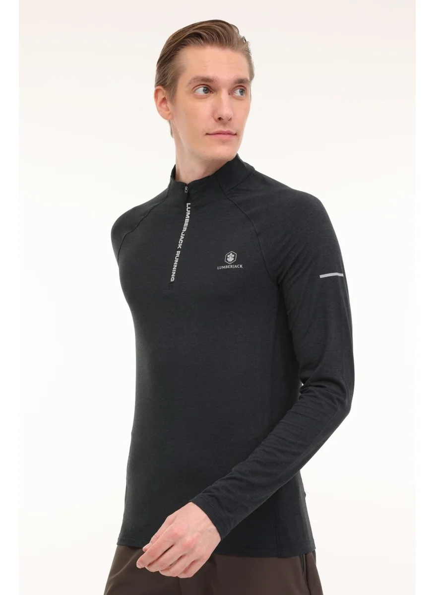 LUMBERJACK ml Maxi 16A-FW84 4pr Anthracite Muline Men's Sweatshirt