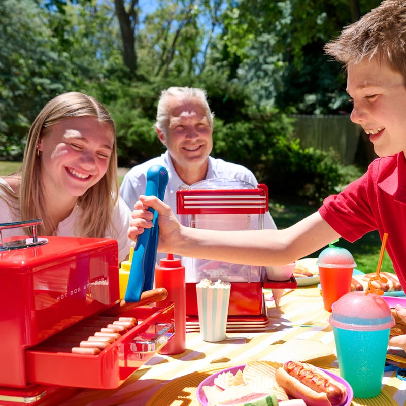 Nostalgia Extra Large Diner-Style Steamer 20 Hot Dogs and 6 Bun Capacity, Perfect for Breakfast Sausages, Brats, Vegetables, Fish - Image 4