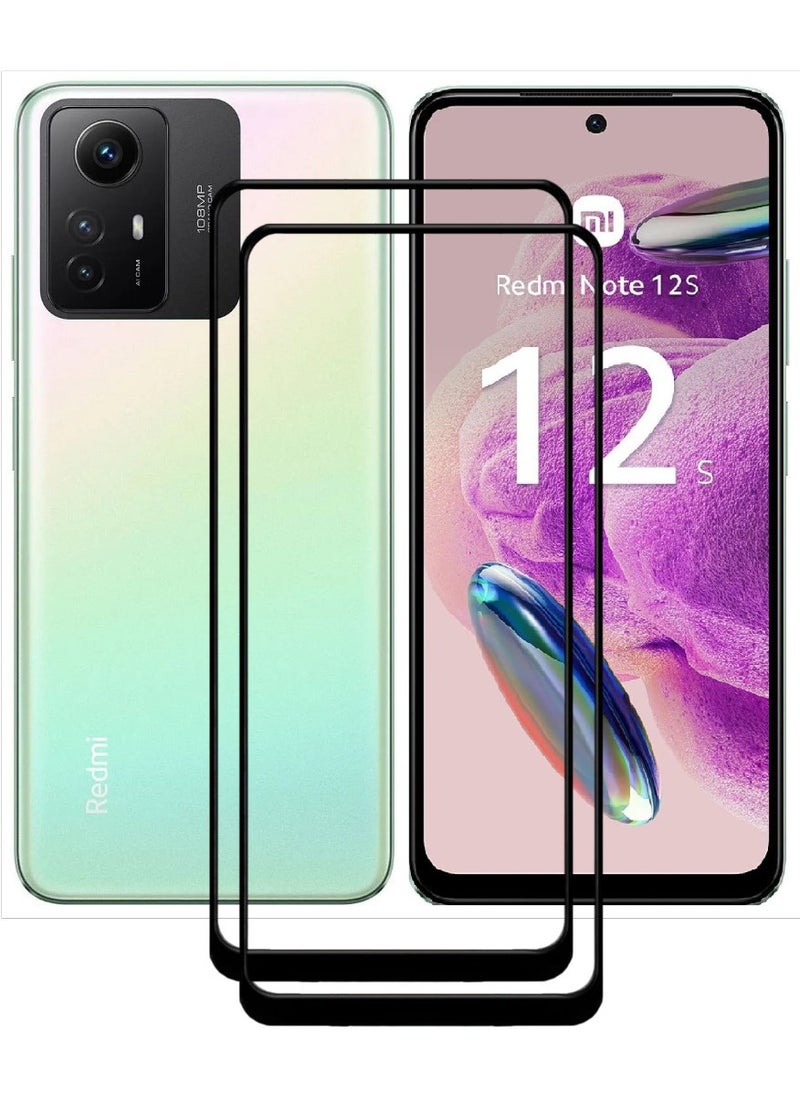 ACLIX 2 Pieces Antistatic ESD Dustproof Premium Quality High Definition Tempered Glass Screen Protector Designed For Xiaomi Redmi Note12S - Image 1
